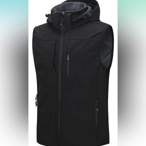 33,000Ft Men's Lightweight Softshell Vest Outerwear Zip Up Fleece sz XL